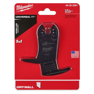 Milwaukee 49-25-2281 OPEN-LOK 5-in-1 Drywall Blade 1 Pk