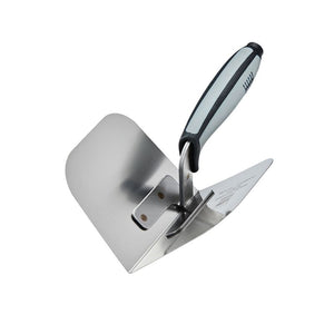 RAGNI R65401S 230mm x 160mm Stainless Steel Internal Corner Trowel 230mm x 160mm