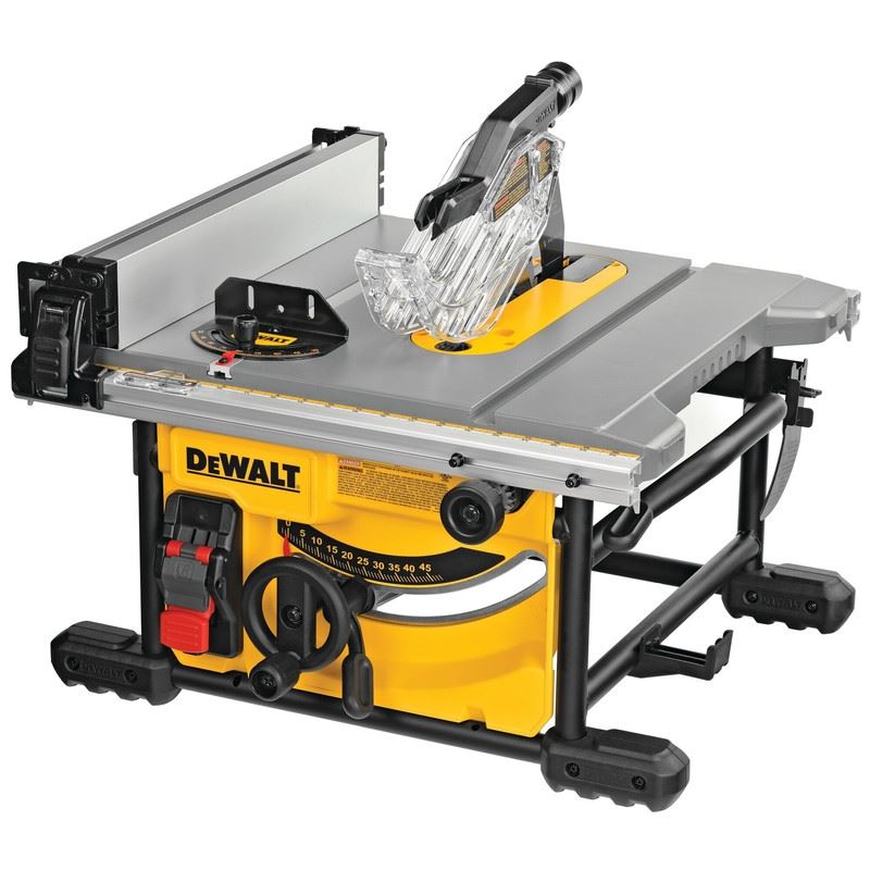 DEWALT DWE7485WS 8-1/4 in. Compact Jobsite Table Saw W/Stand