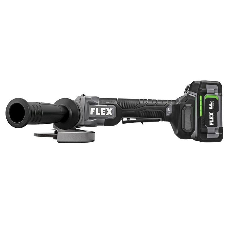 FLEX FX3171A-1C 24V 5 in Brushless Variable Speed Angle Grinder with Paddle Switch Kit