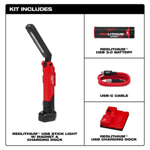 Milwaukee 2128-22 RLUSB STICK LIGHT KIT