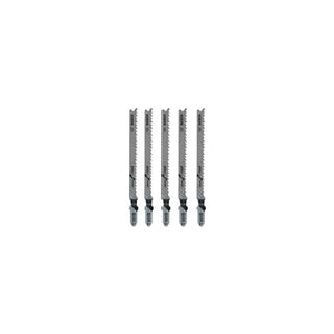 Bosch T101B 5 Pieces 4 In. 10 TPI Variable Pitch Clean for Wood T-Shank Jig Saw Blades