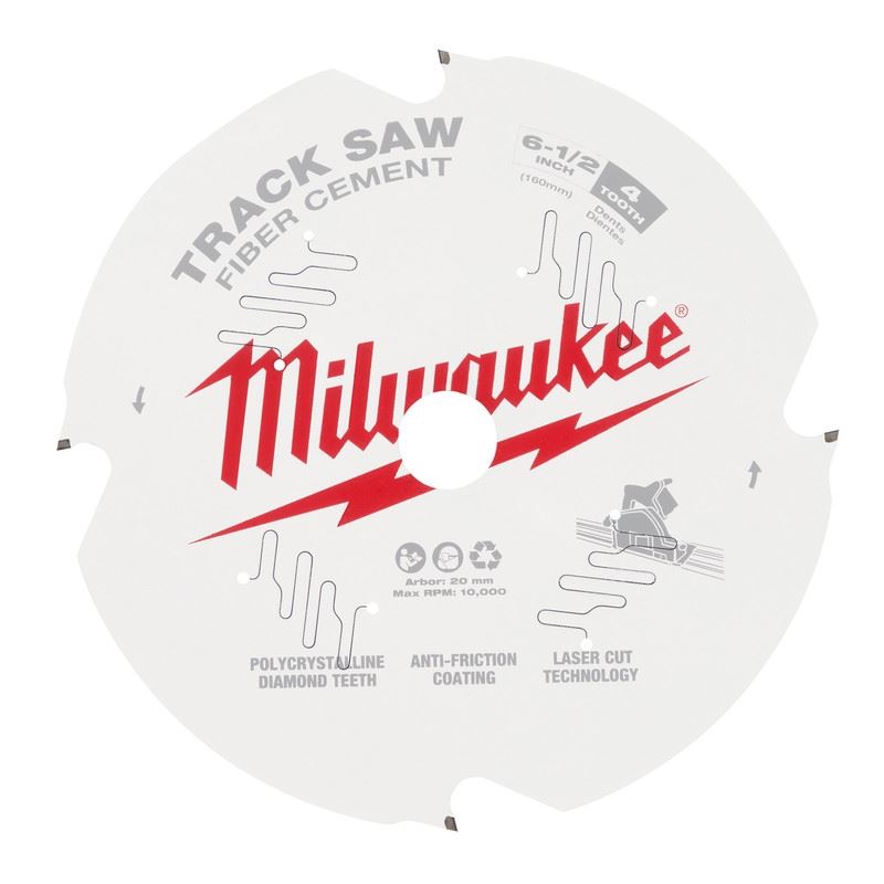 Milwaukee 48-40-0670 6-1/2in 4T Fiber Cement Track Saw Blade