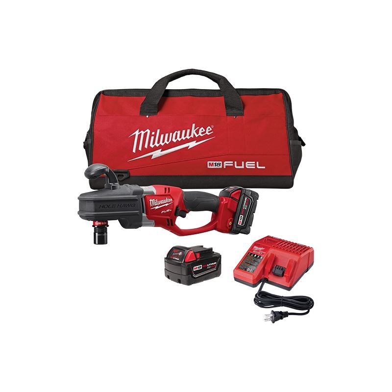 Milwaukee 2708-22 M18 FUEL HOLE HAWG Right Angle Drill Kit w/ QUIK-LOK