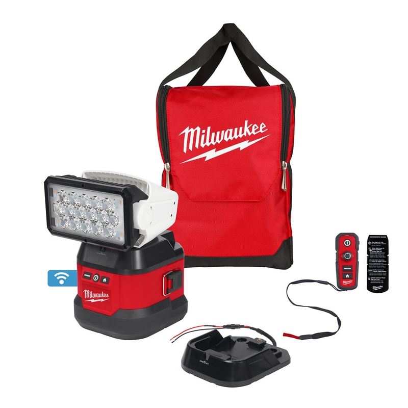 Milwaukee 2123-20 M18 Utility Remote Control Search Light w/ Portable Base