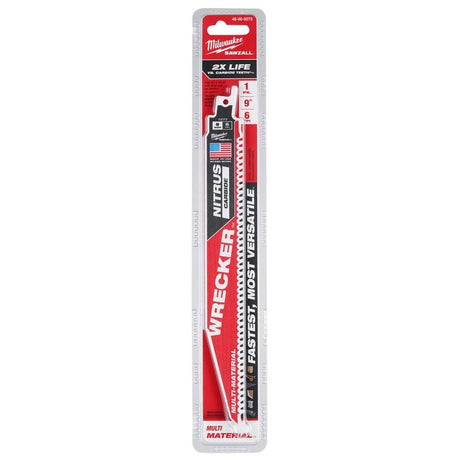 Milwaukee 48-00-5272 The WRECKER with Nitrus Carbide SAWZALL Blade - 9in