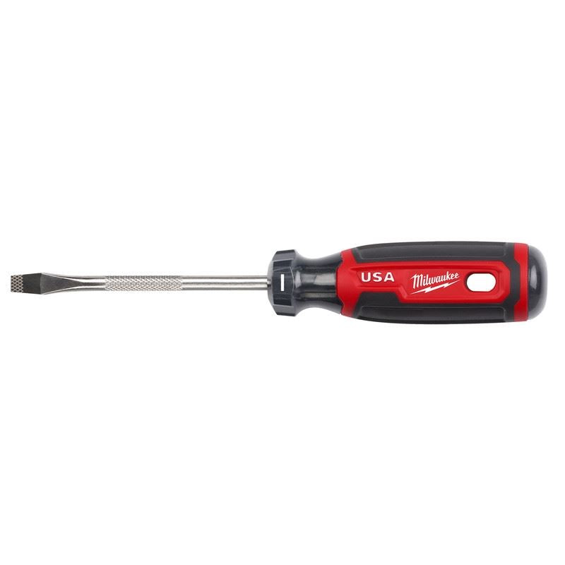 Milwaukee MT206 1/4in Slotted 4in Cushion Grip Screwdriver (USA)