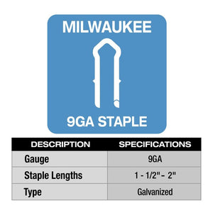 Milwaukee 2843-20 M18 FUEL UTILITY FENCING STAPLER