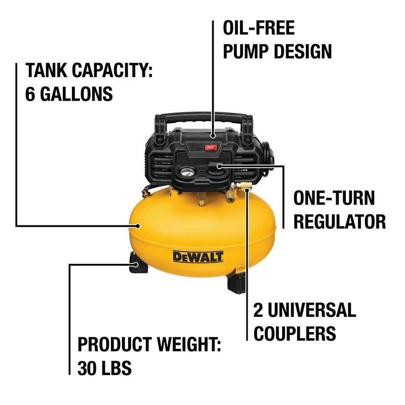 DEWALT DWFP1KIT Nailer and Compressor Combo Kit