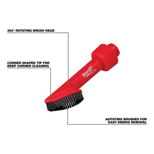 Milwaukee 49-90-2021 AIR-TIP Rotating Corner Brush Tool