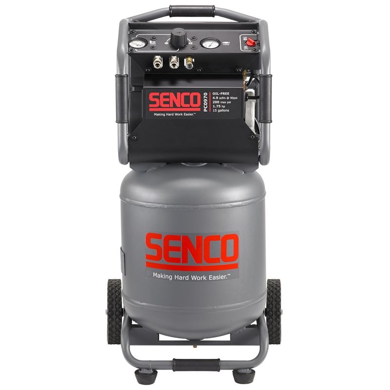 Senco | PC0970 1-3/4HP, 15 Gallon Vertical Electric Air Compressor