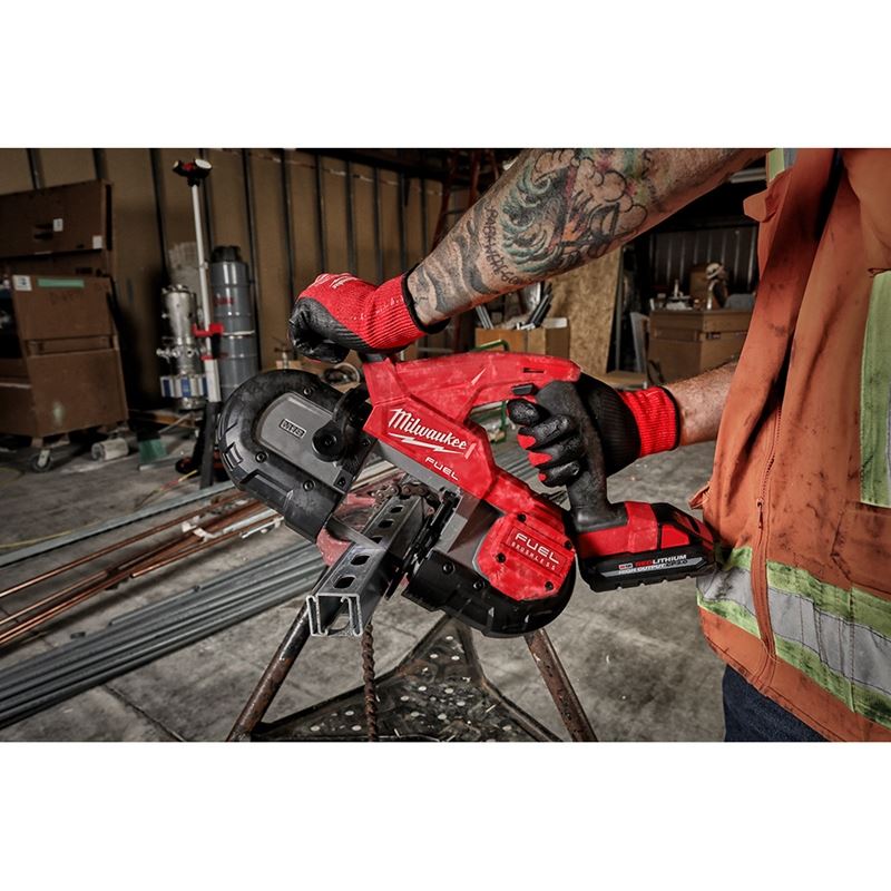 2829-22 M18 FUEL 18 Volt Lithium-Ion Brushless Cordless Compact Band Saw Kit