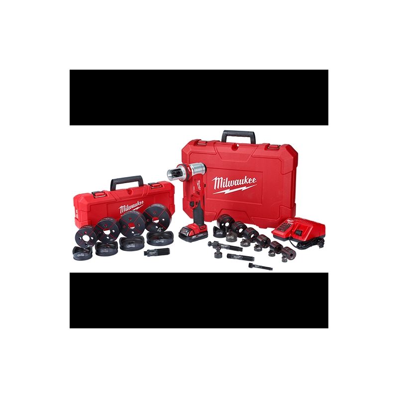 Milwaukee 2677-23 M18 FORCELOGIC 6T Knockout Tool 1/2" - 4" Kit