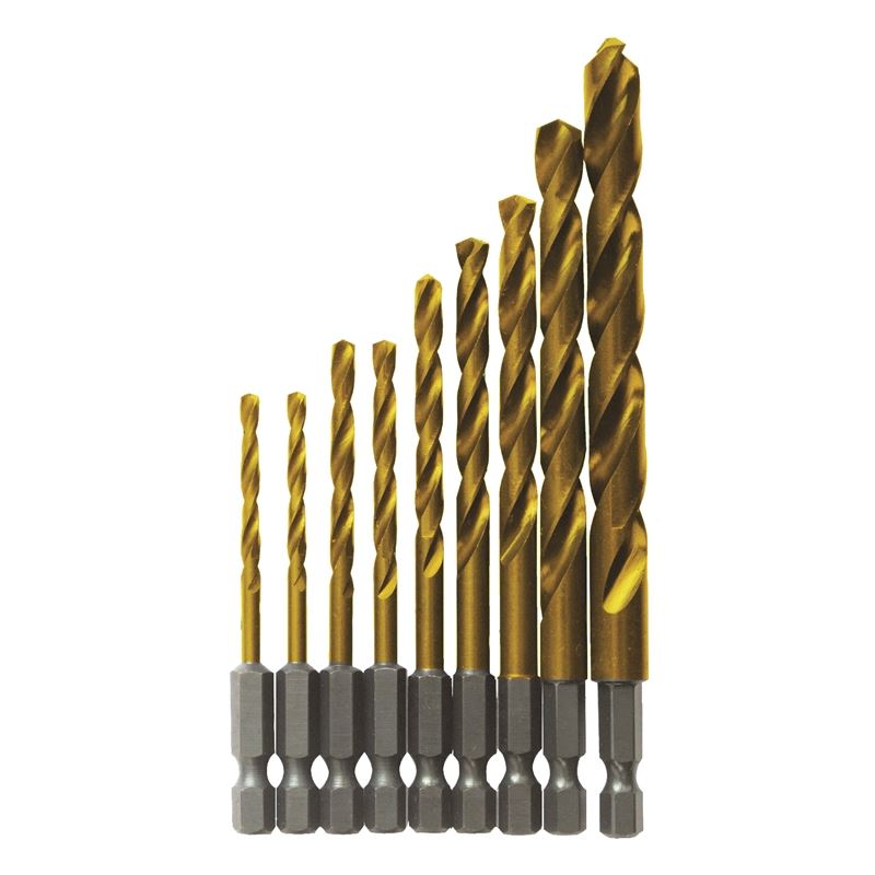 Bosch | TI9IM 9 Pc. Impact Tough Titanium Drill Bit Set