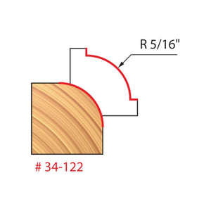 Freud | 34-122 5/16 Radius Rounding Over Bit