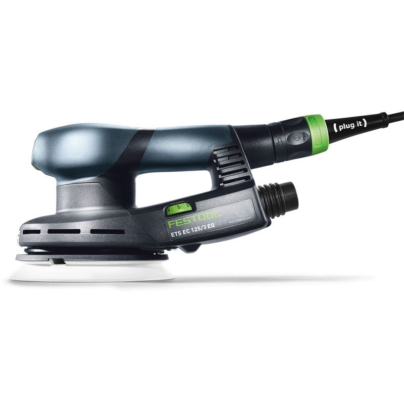 Festool 576340 ETS EC 125/3 EQ 125mm (5in) Compact Brushless Finish Sander w/ SystainerÂ³