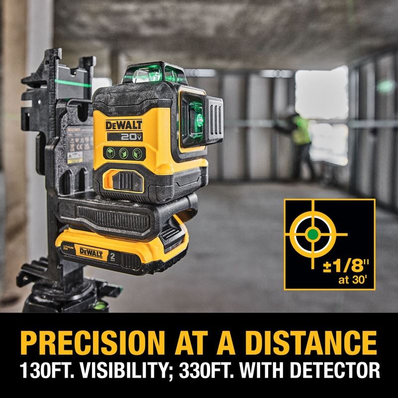 DEWALT DCLE34031D1 20V 3x360 Line Laser Kit