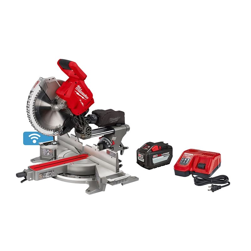 2739-21HD M18 FUEL 18 Volt Lithium-Ion Brushless Cordless 12 in. Dual Bevel Sliding Compound Miter Saw Kit