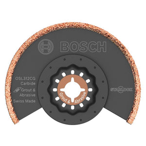 Bosch | OSL312CG 3-1/2 In. x 1/8 In. Starlock kerf Carbide Grit Grout Grinding Blade