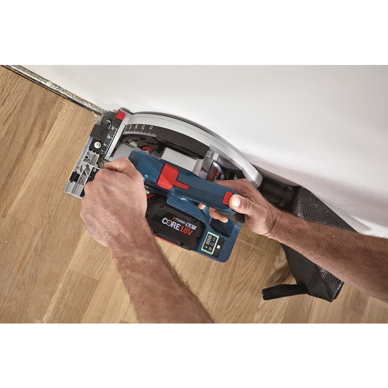 Bosch GKT18V-20GCL PROFACTOR 18V Connected-Ready 5-1/2 In. Track Saw with Plunge Action (Bare Tool)