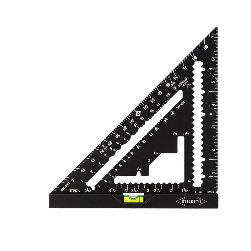 STILETTO STSQ7-L 7in Carpenter Square with Level