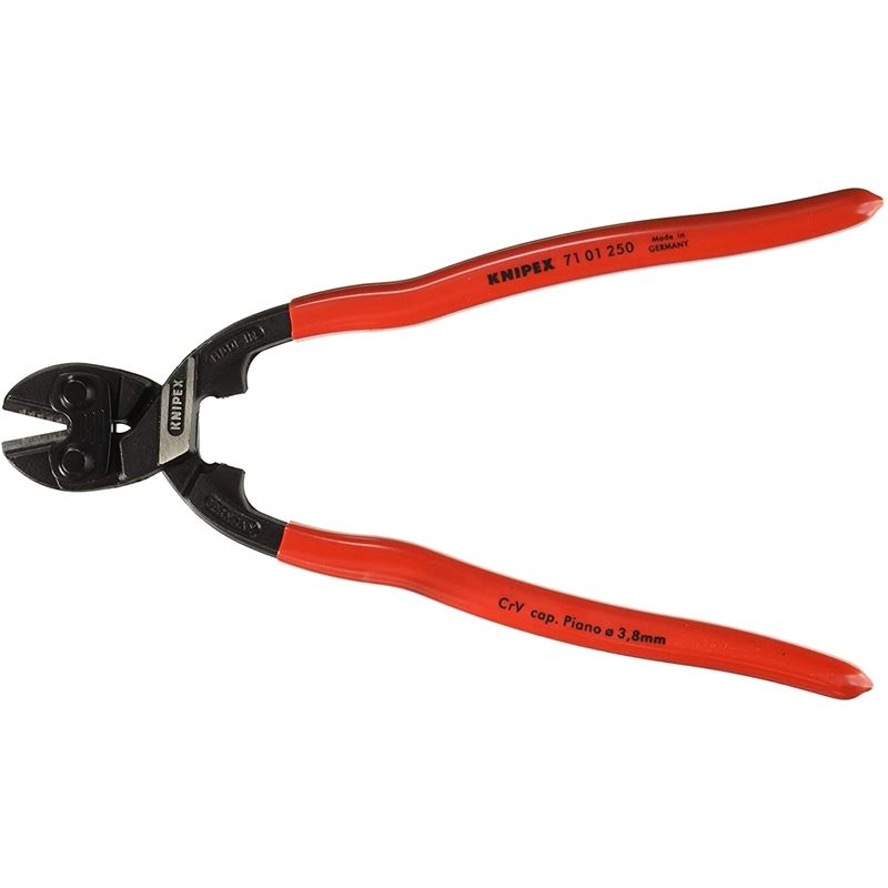 KNIPEX 71 01 250 SBA 10 inch XL CoBolt Lever Action Bolt Cutters with 64 HRC Cutting Edge