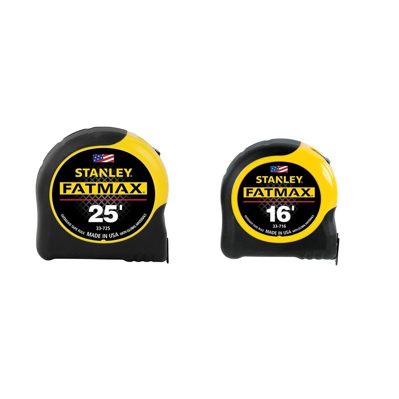 STANLEY FAT MAX FMHT70455LC  Measuring Tape 2-Pack - 25ft and 16ft