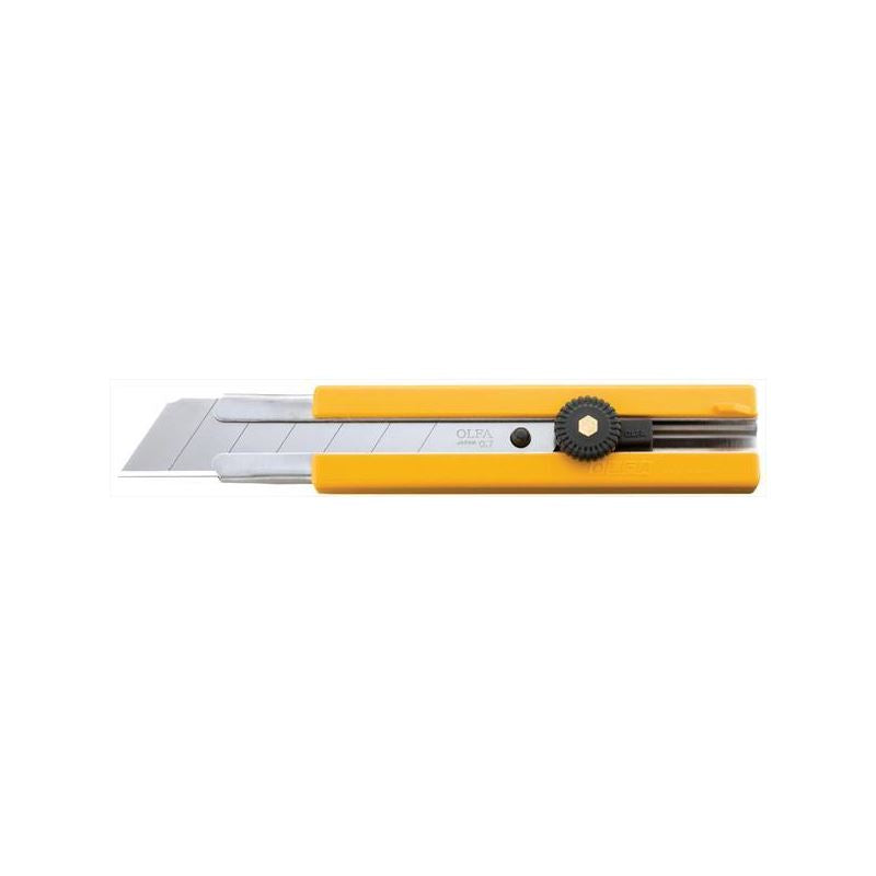 Olfa | H-1 25mm Extra Heavy-Duty Rubber Inset Grip Utility Knife (H-1)