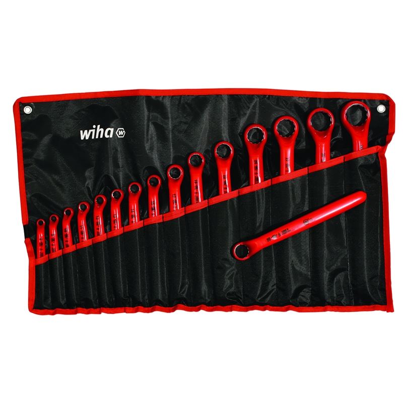 Wiha Insulated Deep Offset Wrench 16 Piece Inch Set