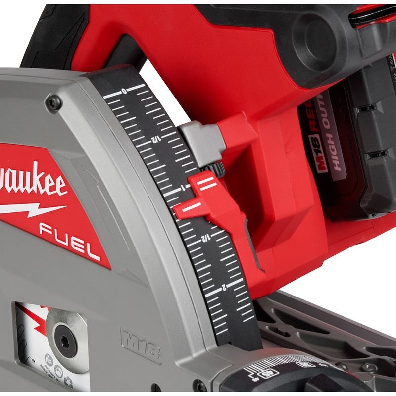 Milwaukee 2831-21 M18 FUEL 18 Volt Lithium-Ion Brushless Cordless 6-1/2 in. Plunge Track Saw Kit