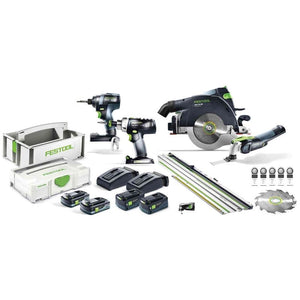 Festool 205605 PRO Remodeler Pack TID 18/PDC 18/OSC 18/HKC 55/FS Pro Pack