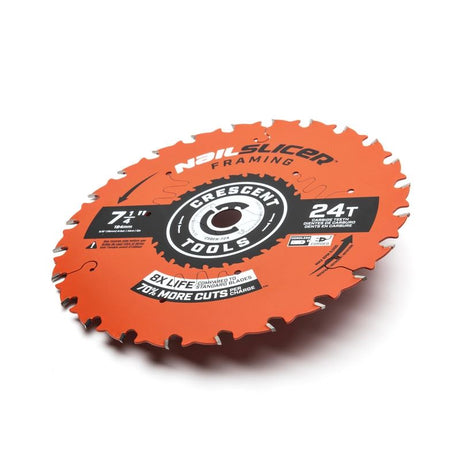 CRESCENT 7-1/4in x 24-Tooth NailSlicer Framing Circular Saw Blade