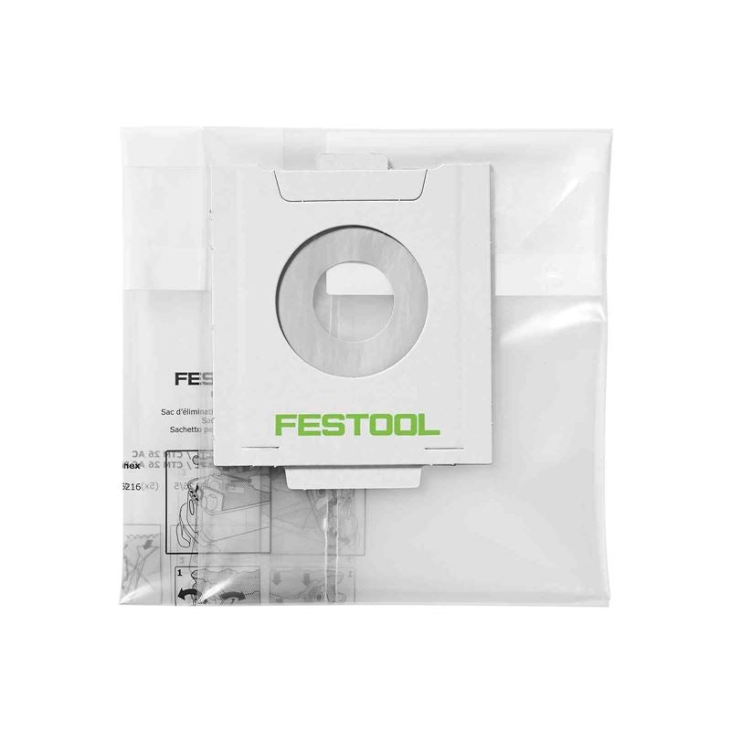 FESTOOL 497540 Disposable Dust Liners ENS-CT 48 AC/5