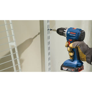 Bosch GSR18V-400B22 18V Compact Brushless 1/2 In. Drill/Driver Kit with (2) 2.0 Ah SlimPack Batteries