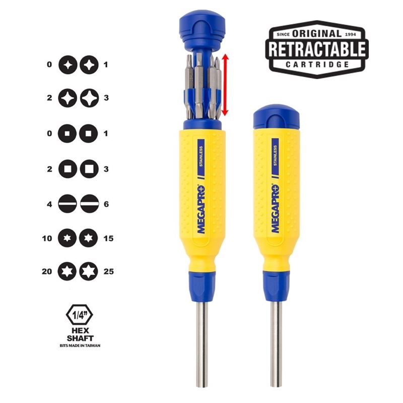 MEGAPRO Stainless Steel Screwdriver