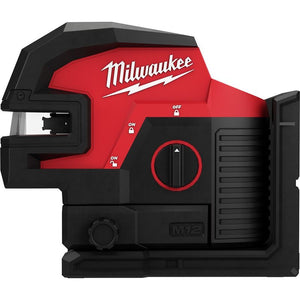 Milwaukee 3624-20 M12 Green Cross Line and 4-Points Laser