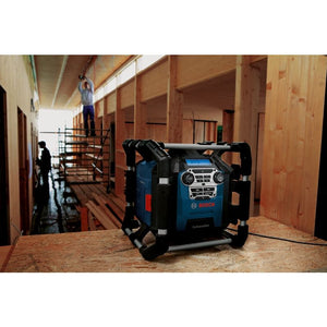 Bosch GPB18V-5CN 18V Jobsite Radio with Bluetooth 5.0 and Power Station