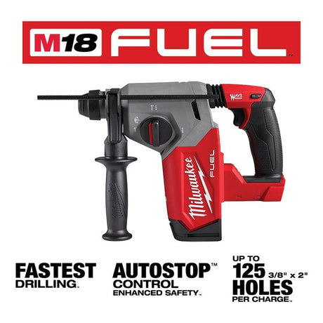 Milwaukee 2912-20 M18 FUEL 1 in SDS Plus Rotary Hammer