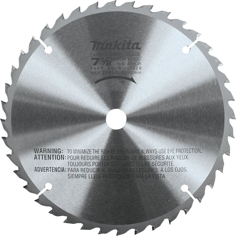 MAKITA A-90629 7-1/2 in 40T Carbide Tipped Miter Saw Blade