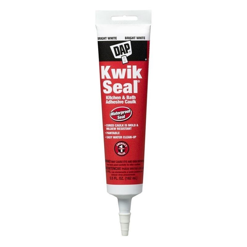 DAP KWIK SEAL Kitchen & Bath Adhesive Caulk - 162ml