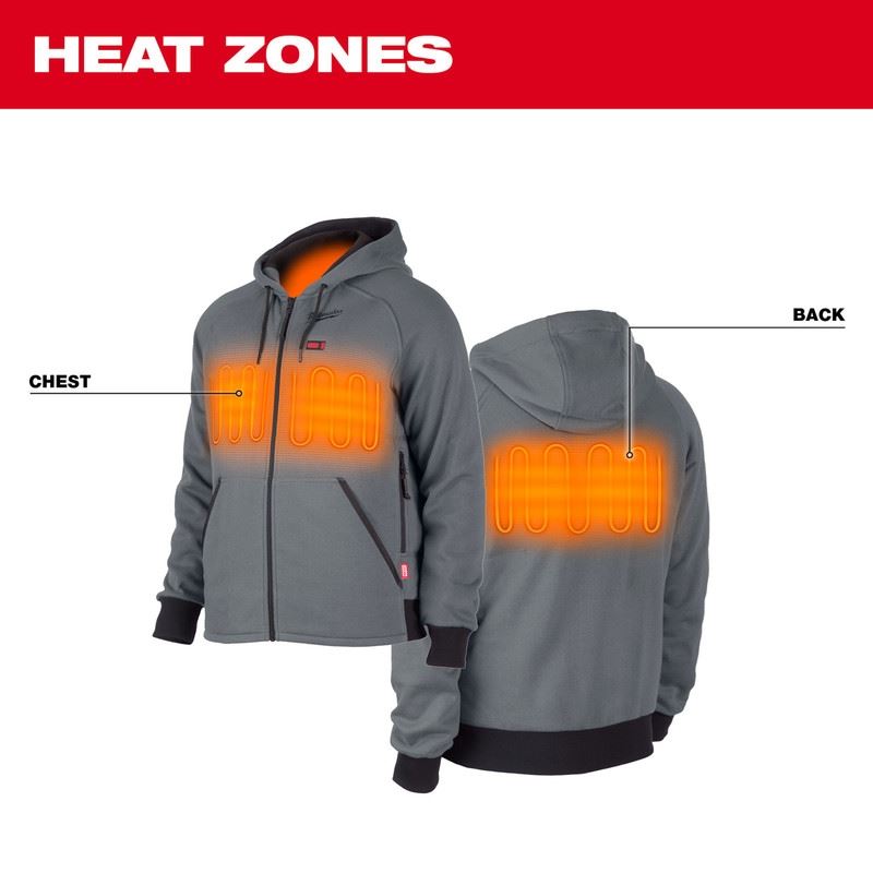 Milwaukee 306G-21 M12 HEATED HOODIE KIT- GREY