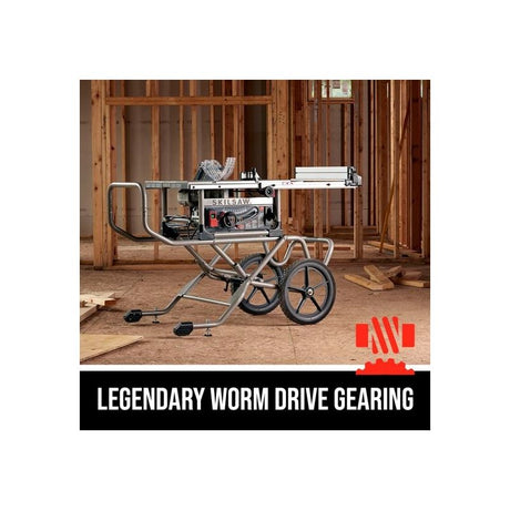 Skil SPT99-11 10 IN. Heavy Duty Worm Drive Table Saw With Stand