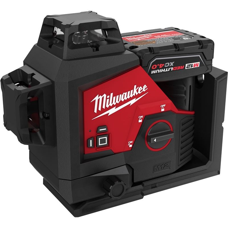 Milwaukee 3632-21 M12 Green 360degree 3-Plane Laser Kit