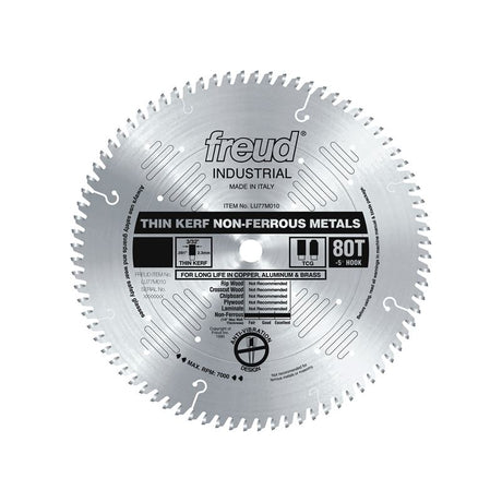 Freud | LU77M008 8" Thin Kerf Non-Ferrous Metal Blade