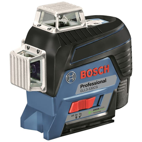 Bosch | GLL3-330CG 360 Degree Connected Green-Beam Three-Plane Leveling and Alignment-Line Laser