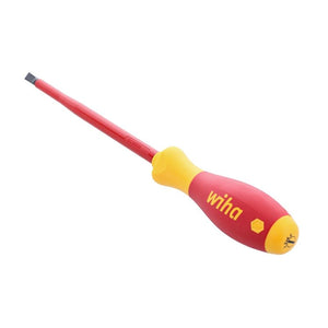 WIHA 92024 Insulated SoftFinish Slotted Screwdriver 6.5