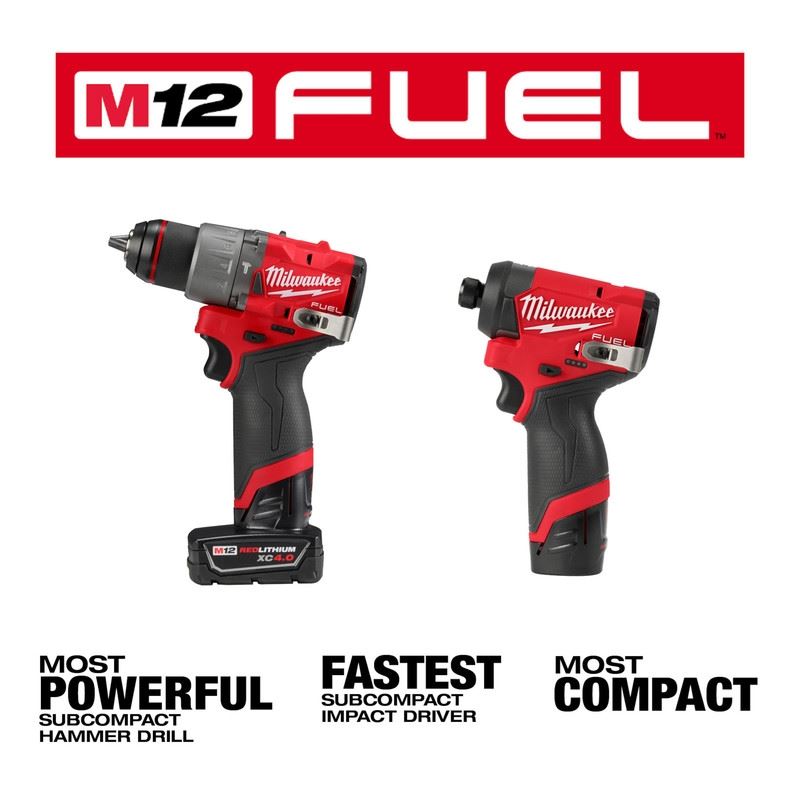 Milwaukee 3497-22 M12 FUEL 2-Tool Combo Kit