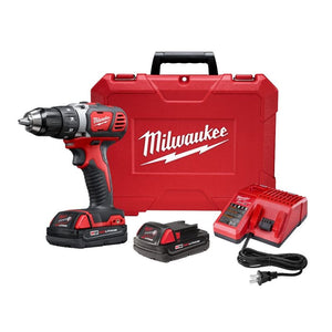 2606-22CT M18 18 Volt Lithium-Ion Cordless Compact 1/2 in. Drill Driver Kit