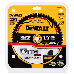 DEWALT DWAW71460 7-1/4in 60T ELITE SERIES Circular Saw Blade