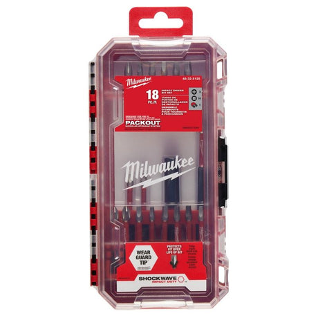 Milwaukee 48-32-5125 18PC IMPACT SHOCKWAVE SET